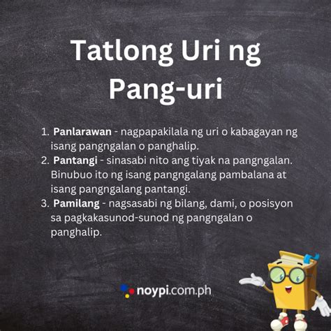 MGA URI NG PANG.
